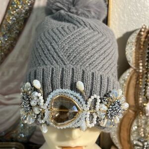 Woman winter beanie.